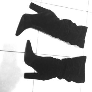 Black Suede Boots